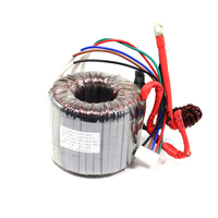 Transformateur toroïdal monophasé OEM 100W-5000W avec sortie 12V/24V Amplificateur audio UPS 500VA Compatible avec entrée 220V 240V