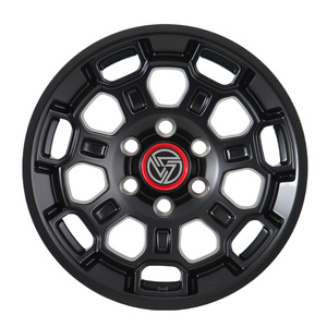 ล้อแม็กซ์ XINLAI แบบกำหนดเอง สีดำซาติน ลายเรขาคณิต สำหรับรถออฟโรด 4x4 สำหรับ Toyota Tacoma Tundra - Product Image 4