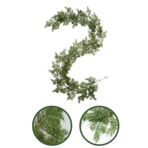 Guirnalda Artificial de Cedro y Ciprés, Enredadera de Cedro Falso para Decoración Navideña de Chimeneas, Caminos de Mesa y Escaleras del Hogar - Product Image 5