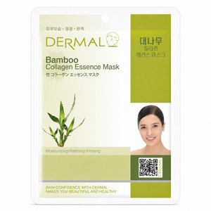 Mascarilla Facial de Esencia de Colágeno de Bambú Dermal, 23 g, Mascarilla Facial Hidratante, Refinadora y Reafirmante - Product Image 1