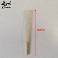 Papier en chanvre pur ultra-fin pour rouleaux faits à la main avec emballage en tube plastique à base de gomme naturelle