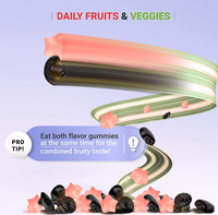 Bonbons gommeux de supplément de vitamines de fruits et légumes de soins de santé quotidiens