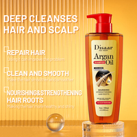 Shampoo nourrissant à la lavande Disaar en gros, 350 ml, avec huile d'argan et de noix de coco pour réparer les cheveux abîmés à domicile et à l'hôtel