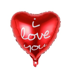 Ballon en aluminium en forme de cœur de 18 pouces « JE T'AIME » pour la Saint-Valentin, décoration de confession transfrontalière - Product Image 5