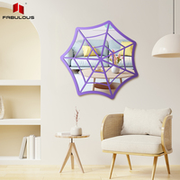 FABULEUX Tiktok populaire noir cadre miroir impression 3d acrylique dessin animé autocollant miroir décoratif