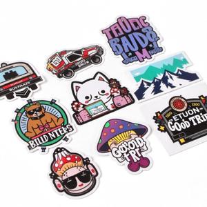 Waterdichte UV-Bestendige Vinylsticker Op Maat Bedrukt Sticker Voor Het Knippen Van Stickers Bedrijfsnaam Bedrijfslogo