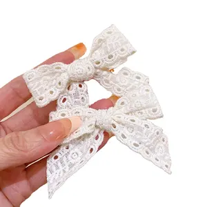 Fuyu Boutique Kinder Baby Mädchen Haars chleife Clips Frauen Erwachsene Schöne Spitze Haarnadeln Kleinkind Kinder Haars pange