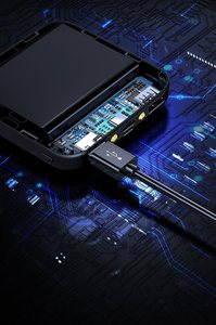 แบตสำรอง ZJI Mini ความจุ 10000mAh ช่องเสียบ USB 2 ช่อง พกพาสะดวก ชาร์จเร็ว รองรับ Micro USB และ Type C พร้อมหน้าจอแสดงผลดิจิตอล ไฟฉาย LED  OEM - Product Image 4