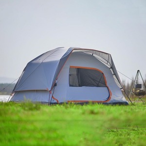 Tente de <span class=keywords><strong>camping</strong></span> familiale à montage rapide OEM, double couche, imperméable, avec poteaux pré-attachés pour un abri extérieur facile - Product Image 4