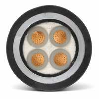Câble d'alimentation souterrain 4*300mm² 0,6/1kV 4 conducteurs blindé, isolé XLPE, gaine PVC, cuivre pur pour câblage de bâtiments industriels