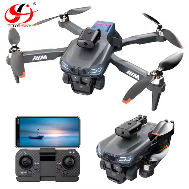 Popular Model S183 Beginner Drone with Dual Camera 4K HD 1080p LED Lights 360 Degree Rolling Foldable Design