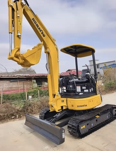 รถขุดมือสองญี่ปุ่น Komatsu PC35Mr ขนาด 3.5 ตัน รถขุดขนาดเล็ก Komatsu PC35 พร้อมหัวเจาะแบบมีหัวหนีบและหัวเบรกเกอร์ - Product Image 3