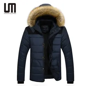 Liu Ming Gute Qualität Trend Männer Winter Oberbekleidung Dicker Pelz kragen Kapuzen jacke Warmer Woll futter Plus Size 6XL Mantel