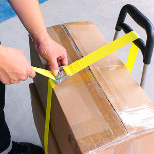 Sangle à cliquet multifonctionnelle avec boucle à came en métal <span class=keywords><strong>Sangles</strong></span> d'arrimage solides pour serrer les marchandises - Product Image 5