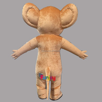 Costume de mascotte gonflable de personnage de dessin animé chat et souris, déguisement de fête d'anniversaire, accessoires publicitaires