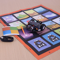 Robot de Programación WeeCore Bot AIOT, Robot de Codificación por Voz con IA, Robot de Dibujo IoT, Programación Gráfica K12, MicroPython, Juguete STEM, Naranja
