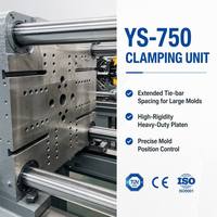 Yangxin Horizontale 750 Ton Industriële Servo Hydraulische Hoge-snelheid Elektrische Spuitgietmachine voor Plastic Fruitkratten