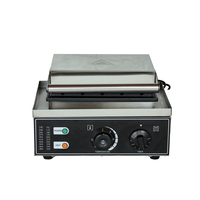 Nouvelle gaufrière électrique 110V/220V 5 tranches en acier inoxydable antiadhésive avec contrôle tactile et minuterie pour usage commercial haute efficacité
