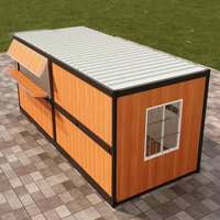 Maison préfabriquée résistante aux catastrophes, conteneur pliable, unité d'isolation médicale d'urgence portable