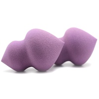 Éponge hydrophile personnalisée JLYlogo pour fond de teint en poudre libre, sans latex, double face, forme gourde, 100% pure, vente en gros