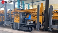 Foreuse de puits d'eau portable hydraulique Kaishan Yuchai 85 kW diesel, machine de forage de puits d'eau 300 m
