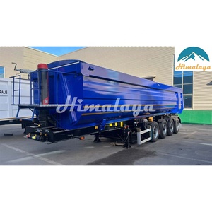 Trung Quốc 38m3 40m3 25 tấn 50 tấn 70t Xe tải 3 trục <span class=keywords><strong>4</strong></span> trục thép <span class=keywords><strong>cimc</strong></span> Dumper phía sau tipper Dump Trailer bán - Product Image 4