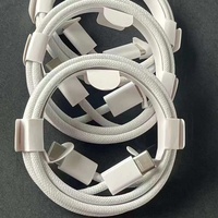 Cable Trenzado Tipo-C a Tipo-C de 60W, 1M 2M, para iPhone 17, Cable USB-C a USB-C, Cables de Datos USB para Cargador de iPhone