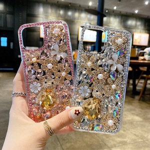 Funda de teléfono con diamantes de imitación ostentosos, accesorios para iPhone 11 12 pro 12 pro max - Product Image 5
