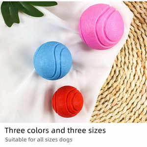 Pelota elástica sólida para adiestrar perros, pelota para morder perros medianos a grandes, resistente a mordeduras, pelota de juguete para perros y Mascotas - Product Image 5