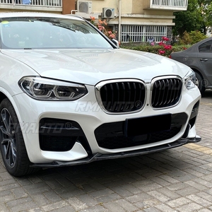Spoiler de pare-chocs avant, lèvre de protection, diffuseur, protection de lèvres pour BMW X3 X4 G01 G02 Style M Pack 2018 2019 2020 2021 - Product Image 3