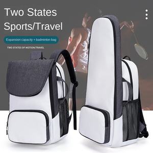 Sac à dos de Badminton personnalisé pouvant contenir 2 raquettes avec compartiment à chaussures <span class=keywords><strong>Raquette</strong></span> de tennis <span class=keywords><strong>Raquette</strong></span> de Badminton Sports Walking Laptop - Product Image 2