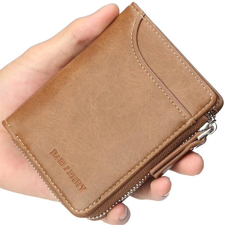 whole sale customize travel western leather mens wallet 2022