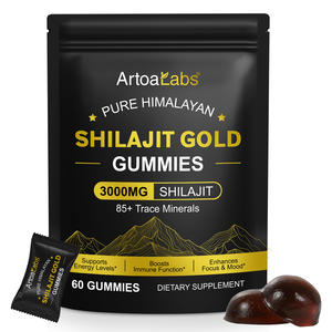 60 Gummies Fabrieks Prijs Private Labels Shilajit <span class=keywords><strong>Extract</strong></span> Shilajit Harsen Shilajit Gold Gummies met <span class=keywords><strong>Ashwagandha</strong></span> - Product Image 2