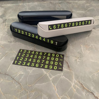 Numéro de téléphone temporaire pour tableau de bord, emballage complet pour voiture