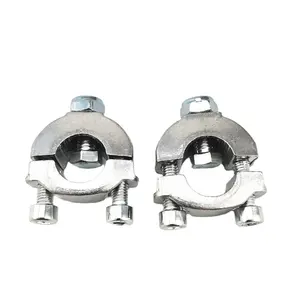 Ruban 7/8 ''moto guidon Risers support de montage <span class=keywords><strong>pince</strong></span> pour Pocket Bike Mini Moto Quad Atv 47cc 49cc - Product Image 1