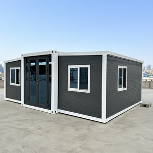 Casa Contenedor Plegable de 20 pies con Paneles Sándwich Transpirables, Expandible, Modular, Moderna, para Dormitorio, Sala de Estar Exterior y Entrada - Product Image 4