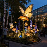 Outdoor-Zoo-Laternenprojekt mit Maßgeschneiderten Wildtier-Displays