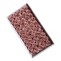 Fleur de savon à trois couches, tête de rose, bouquet de fleurs de savon à faire soi-même pour la fête des enseignants, cadeau, matériel de fleurs de savon à trois couches, vente en gros