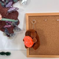 Blind box knuffeldier capibara pluche pop sleutelhanger schattig cartoon fruit knuffels capibara pop tas hanger sleutelring