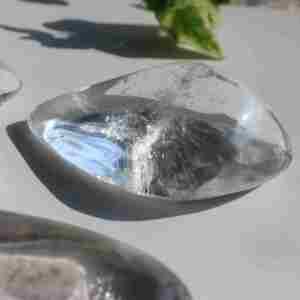 천연 투명 석영 텀블 스톤 명상 레이키 천연 크리스탈 스톤 힐링 & 에너지 증폭기 홈 데코용 - Product Image 3