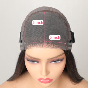 Nhà Máy Bán Buôn Mặc Và Đi 5X5 Glueless Tóc Giả 3D Dome Pre Cắt Sâu Xoăn HD Ren Đóng Cửa Tóc Giả Cho Phụ Nữ 8 "-32" - Product Image 2