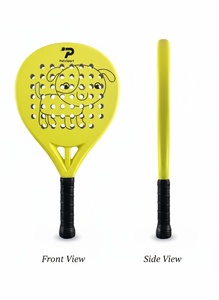 PATSSPORT bambini leggero racchetta da paddle personalizzabile in fibra di vetro testa con nucleo in schiuma EVA per <span class=keywords><strong>racchette</strong></span> da Tennis <span class=keywords><strong>Padel</strong></span> - Product Image 4