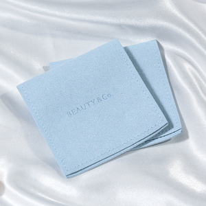 Wholesale Small Microfiber Velvet Canvas Gift Jewelry Packaging Bag <b>Pouch</b> With Logo Custom - Product Image 4