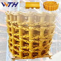 Worthpart WTH Chaîne de chenille complète pour Bulldozer Komatsu D155 D355 D375, Shantui Sd22, Mitsubishi Bd2J D6R D7K D8N D8K 115-6303