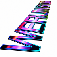 Grandes lettres en mousse métallique avec éclairage LED RGB, enseigne publicitaire pour les magasins, les mariages, les anniversaires, les fêtes, les écoles et les bâtiments