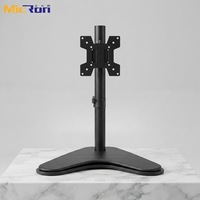 Bras de moniteur flexible multi-angles, capacité 8 kg, rotation inclinable à 360 degrés, VESA 100x100