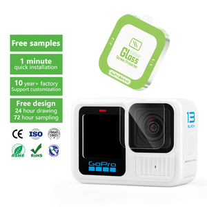 Aurey 9H 2.5D Chống Nổ HD Rõ Ràng Tempered Glass Bảo Vệ Màn Hình Đầy Đủ Bảo Hiểm Chống Dầu Cho Đi Pro Đen 13 Máy Ảnh - Product Image 1