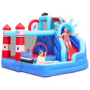 Bác Sĩ Cá Heo Đại Dương Bóng Hồ Bơi Giỏ Thiết Kế Trẻ Em <span class=keywords><strong>Bouncy</strong></span> Lâu Đài Inflatable Nhảy Nhà Inflatable Nhà Cho Đảng - Product Image 5