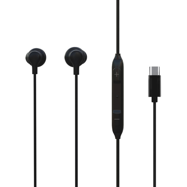 Manufacture Wholesale Wired Customized in Ear High Bass Usb Type C 3.5Mm Earphones Headphones Headset With Microphone