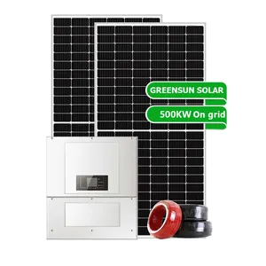 Projet solaire EPC 500kw système d'énergie solaire prix 800kw 1000kw systèmes d'énergie solaire 1MW système de panneau solaire